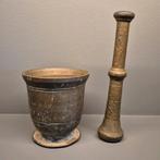 17de Eeuwse Vijzel van Brons, Antiek en Kunst, Antiek | Koper en Brons, Ophalen of Verzenden