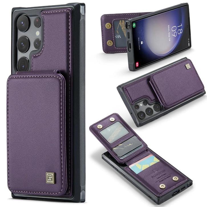 Luxe Portemonnee Backcover Set voor Galaxy S24 Ultra _ Paars, Telecommunicatie, Mobiele telefoons | Hoesjes en Frontjes | Samsung