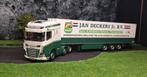 TEKNO Daf XG+  6x2  met 3-assige koeloplegger Jan Deckers 86, Hobby en Vrije tijd, Modelauto's | 1:50, Info@seipholland.nl, Nieuw