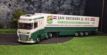 TEKNO Daf XG+  6x2  met 3-assige koeloplegger Jan Deckers 86 beschikbaar voor biedingen