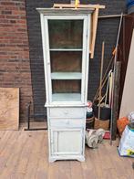 Leuk kastje met glas, Huis en Inrichting, Kasten | Vitrinekasten, Ophalen, Glas, 50 tot 100 cm, Zo goed als nieuw