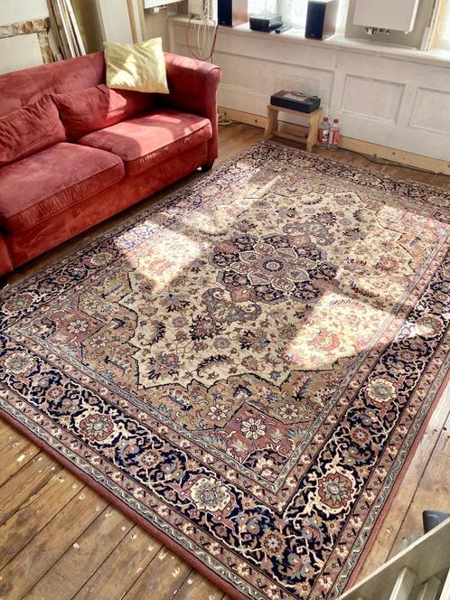 Vintage karpet met oosters motief zeer zware kwaliteit, Antiek en Kunst, Antiek | Kleden en Textiel, Ophalen