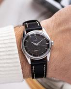 Vintage Omega Seamaster Automatic Black Dial 1954, Sieraden, Tassen en Uiterlijk, Leer, Staal, Verzenden, Polshorloge