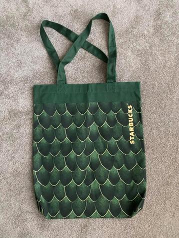 Starbucks tas groen met goud mermaid print Limited Edition beschikbaar voor biedingen