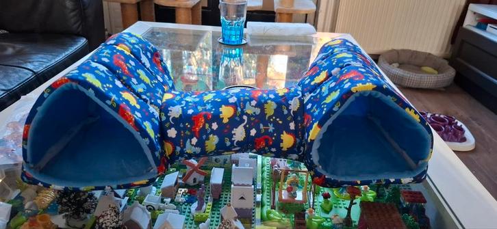 Leuke knaagdieren tunnel slaap holletje dinosaurus print, Dieren en Toebehoren, Knaagdieren en Konijnen | Toebehoren, Zo goed als nieuw