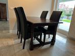 te koop: mooie eetkamertafel, Huis en Inrichting, Tafels | Eettafels, Ophalen, Eikenhout, 50 tot 100 cm, Zo goed als nieuw