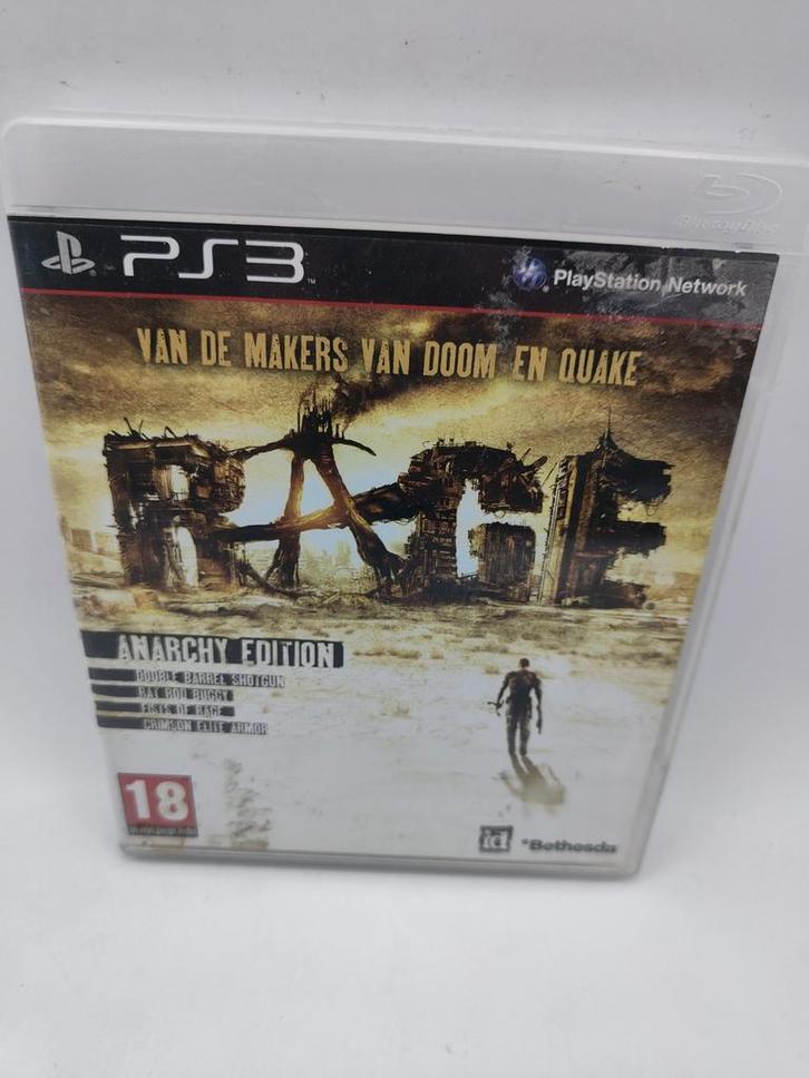 Rage - PS3 - Anarchy edition, Spelcomputers en Games, Games | Sony PlayStation 1, Zo goed als nieuw, Shooter, 1 speler, Vanaf 18 jaar