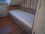Steigerhouten bedbank Grey wash ophaalprijs NU €265, Ophalen, Eenpersoons, Steigerhout, Nieuw
