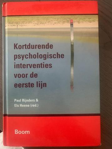 Kortdurende psychologische interventies - Rijnders beschikbaar voor biedingen