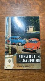 Renault 4 en Dauphine boekje als nieuw ANWB, Verzenden, Zo goed als nieuw, Renault