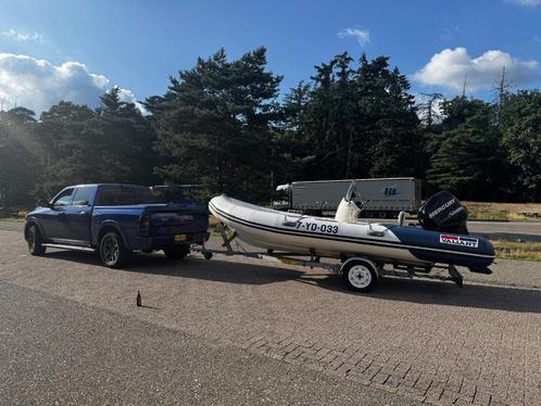 Valiant V- 520 mercury 75 pk zeer nette rib, Watersport en Boten, Rubberboten, Zo goed als nieuw, Overige merken, Overige materialen