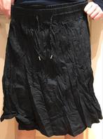 Zwarte rok met elastiek, Zwart, Maat 46/48 (XL) of groter, Ophalen of Verzenden, Zo goed als nieuw