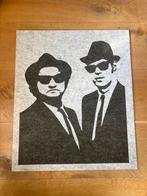 Blues Brothers - viltstof laser cut poster 58x48,5x1 cm, Nieuw, Ophalen of Verzenden, A1 t/m A3, Film en Tv