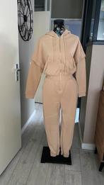 Comfortabele Jumpsuit - Katoen/Polyester, Kleding | Dames, Jumpsuits, Verzenden, Zo goed als nieuw, Maat 38/40 (M), Beige