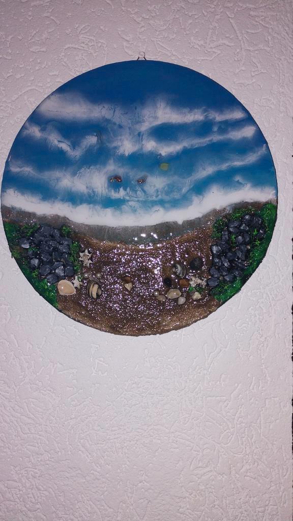 Epoxy Resin schilderijen., Hobby en Vrije tijd, Schilderen, Nieuw, Ophalen of Verzenden