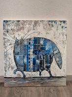 Schilderij hout van kat Dini Dorresteijn, Ophalen of Verzenden