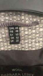 Barbara Lebek Jas nieuw  - Maat 46/48 (XL), Ophalen of Verzenden, Zo goed als nieuw, Maat 46/48 (XL) of groter, Grijs