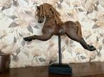 Vintage Houten Paard op Standaard - Decoratie, Ophalen
