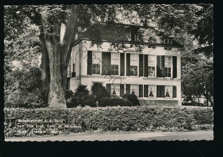 Voorst - Huize Enkstein [KRST009-2165, Verzamelen, Ansichtkaarten | Nederland, Gelopen, Gelderland, 1940 tot 1960, Verzenden