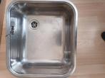 Spoelbak rvs Reginox. 44.5x39.1x15diep. Gebruikt, Minder dan 50 cm, Gebruikt, Ophalen of Verzenden, Minder dan 100 cm
