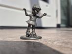 Artil Utrecht tinnen beeldje meisje op rolschaatsen, Antiek en Kunst, Ophalen of Verzenden