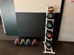 Complete set medicijnballen met rek, Sport en Fitness, Fitnessmaterialen, Ophalen, Medicijnbal, Escape, Escape