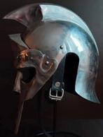 Ridder Stalen Helm Met Chainmail Coif , Antiek en Kunst, Ophalen of Verzenden