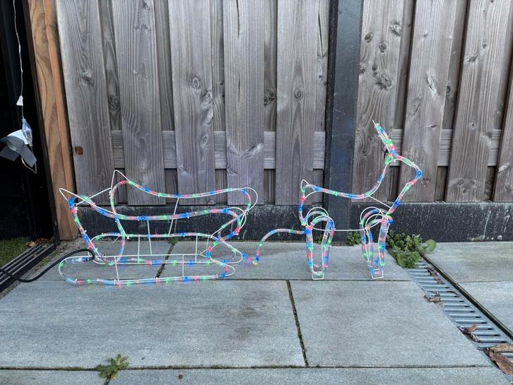 Rendier met slee., Diversen, Kerst, Gebruikt, Ophalen