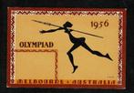 Nederland : 1956 - Olympiade - kaart, Postzegels en Munten, Postzegels | Nederland, Verzenden, Na 1940