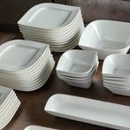 Zeer uitgebreid wit servies YONG by Sam&Squito 8+ personen, Ophalen, Zo goed als nieuw, Effen, Porselein