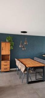 Pronto Romaro eettafel, opbergkast en tv-meubel, Huis en Inrichting, Tafels | Eettafels, Ophalen, Teakhout, 200 cm of meer, 50 tot 100 cm