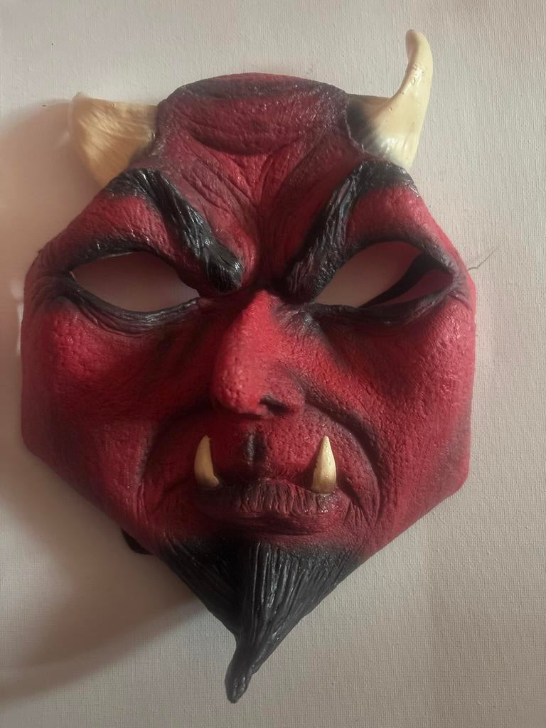 Latex Carnaval Maskers, Ophalen of Verzenden, Gebruikt, Feestartikel, Carnaval