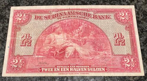 🇸🇷 SURINAME 2,5 gulden 1️⃣9️⃣4️⃣2️⃣, Postzegels en Munten, Bankbiljetten | Nederland, Los biljet, 2½ gulden, Ophalen of Verzenden