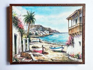 Print schilderij Gran Canaria in lijst 20 x 24,8 cm beschikbaar voor biedingen