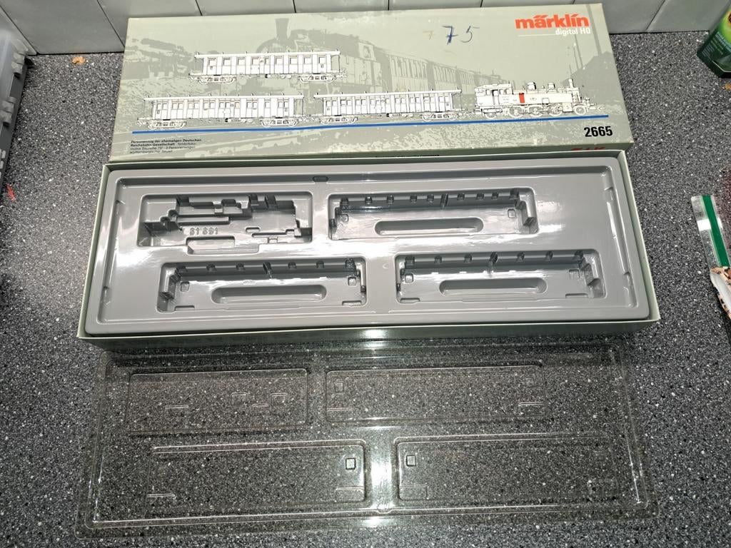 2665 marklin lege set doos digitaal, Hobby en Vrije tijd, Modeltreinen | H0, Wisselstroom, Locomotief, Ophalen of Verzenden, Zo goed als nieuw
