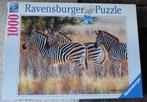 Legpuzzel Ravensburger – 1000 stukjes – Zebra’s, Hobby en Vrije tijd, Gebruikt, Ophalen of Verzenden, 500 t/m 1500 stukjes, Legpuzzel