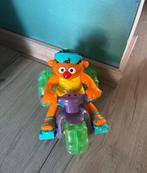 Vintage 2 rijdende speelgoed auto s sesamstraat koekie mons, Ophalen of Verzenden, Zo goed als nieuw