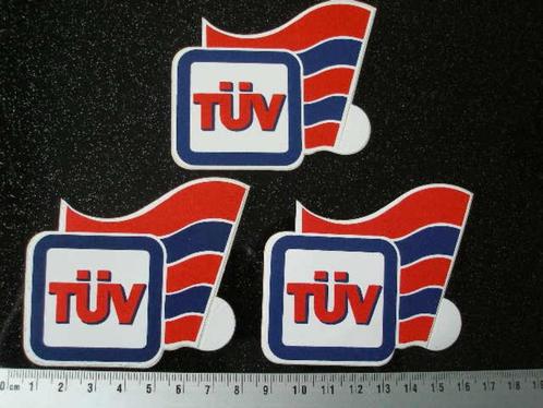 3x sticker TUV logo TUEV, Verzamelen, Stickers, Zo goed als nieuw, Bedrijf of Vereniging, Verzenden