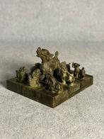 Chinese zegel stempel brons, Ophalen of Verzenden, Brons