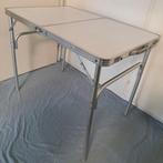 aluminium klaptafel campingtafel verstelbare standen wit, Caravans en Kamperen, Zo goed als nieuw, Campingtafel
