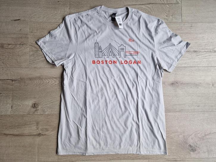 Boston logon shirt (maat: XL) Nieuw!, Kleding | Heren, T-shirts, Nieuw, Maat 56/58 (XL), Grijs, Ophalen of Verzenden