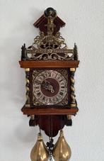 Zaanse stoelklok / wekkerklok antiek van JAW Wuba, Ophalen of Verzenden