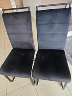 Stoelen, Huis en Inrichting, Stoelen, Ophalen, Zo goed als nieuw, Zwart, Vijf, Zes of meer stoelen