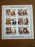 Comoren blok Romy Schneider, Ophalen of Verzenden, Postfris