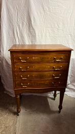 2 Mooie Houten Ladenkast, Huis en Inrichting, Ophalen, Gebruikt, 50 tot 100 cm, 3 of 4 laden