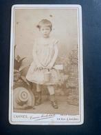 cdv carte de visite kind Lewis Michelsen Cannes Epinal, Verzamelen, Verzenden, Foto, Zo goed als nieuw, Voor 1940