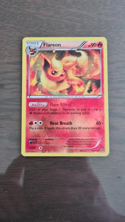 Flareon 13/98 Ancient Origins Reversed holo Pokemonkaart, Hobby en Vrije tijd, Verzamelkaartspellen | Pokémon, Zo goed als nieuw