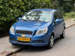Chevrolet Aveo 1.4 16V 5D 2009 Blauw, Auto's, Voorwielaandrijving, Stof, 100 pk, Origineel Nederlands