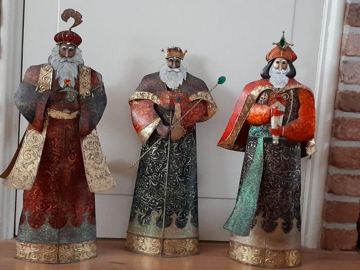 Rare Vintage Villeroy & Boch Pewter Wise Men – Set Of 3, Verzamelen, Beelden en Beeldjes, Zo goed als nieuw, Ophalen of Verzenden