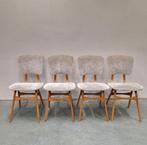 4 vintage stoelen 4 eetkamerstoelen jaren 60 mid century, Vintage design retro, Kolibrivintagehal@gmail.com, Gebruikt, Kolibri vintage